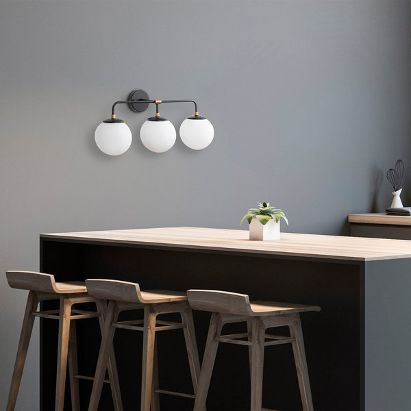 Opviq Lumoscape Noir: Industrial Elegance Wall Lamp | Opviq