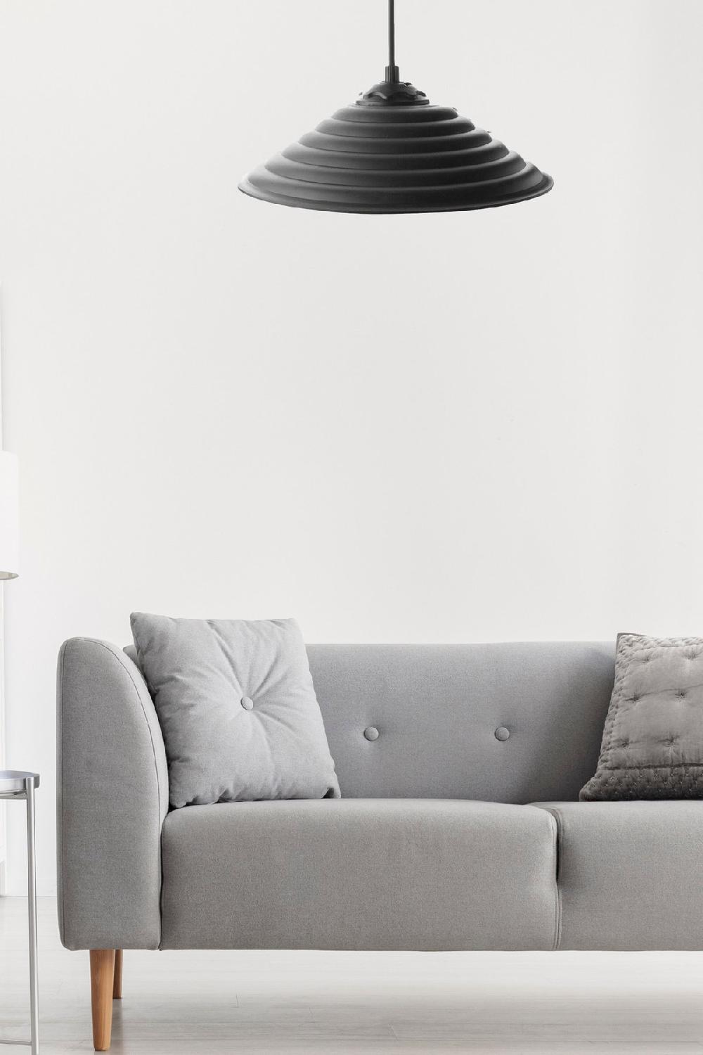 opviq LumoSculpt UFO Chandelier: Noir Elegance Edition | Opviq