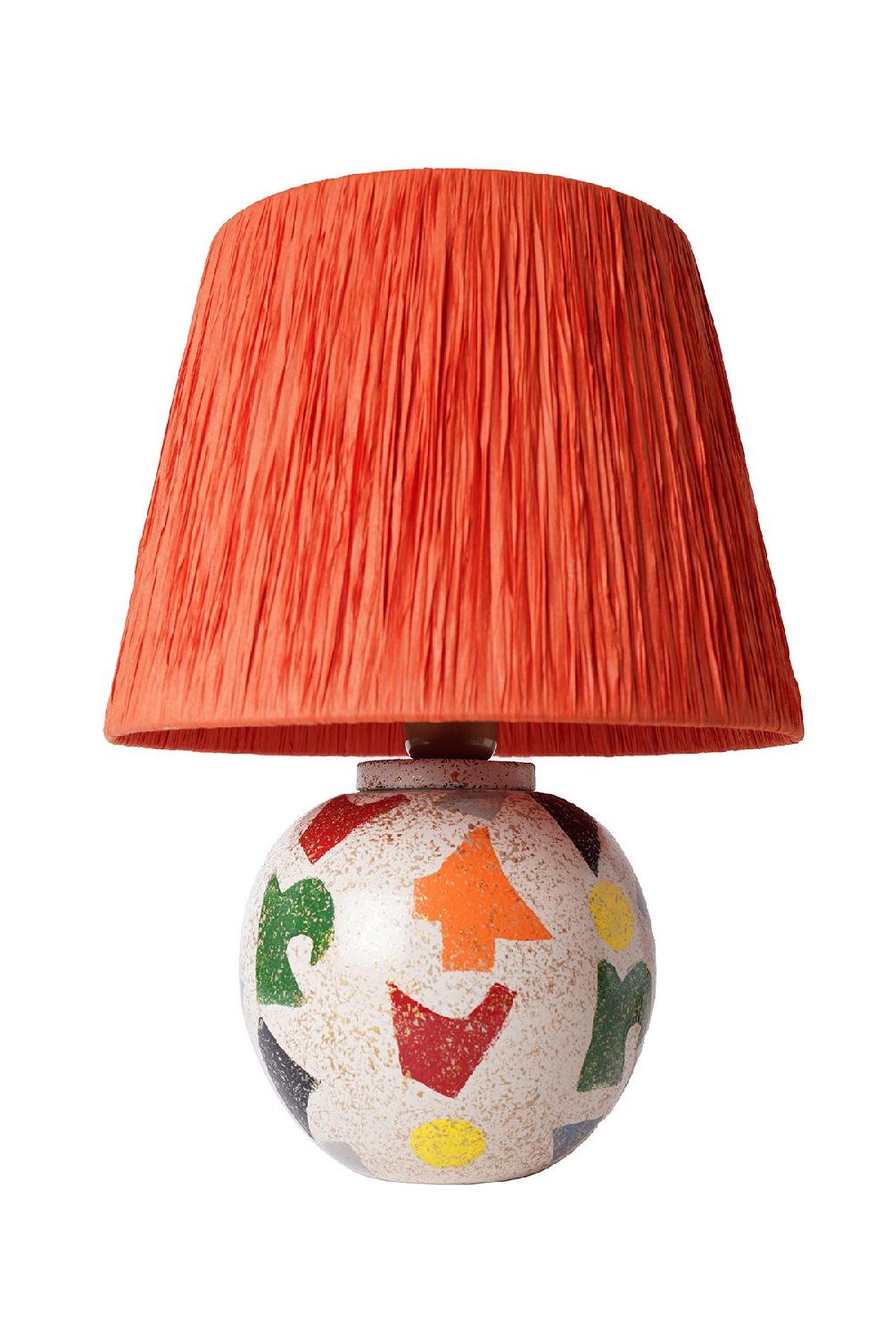 Opviq Lumosera Glow: Orange Elegance Table Lamp | Opviq