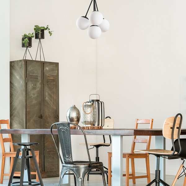 Opviq Lumosfera Black Chandelier: Scandinavian Elegance | Opviq