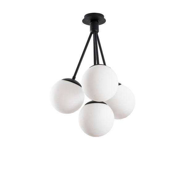Opviq Lumosfera Black Chandelier: Scandinavian Elegance | Opviq