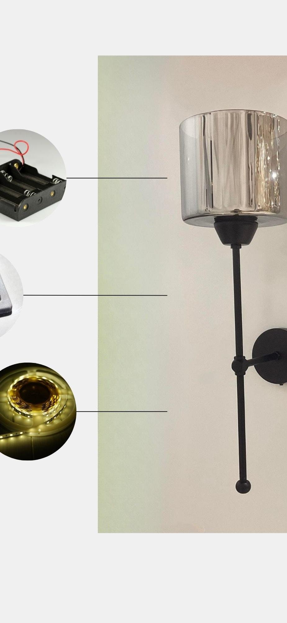 Opviq Lumosfera Black Wall Lamp - Modern Elegance | Opviq