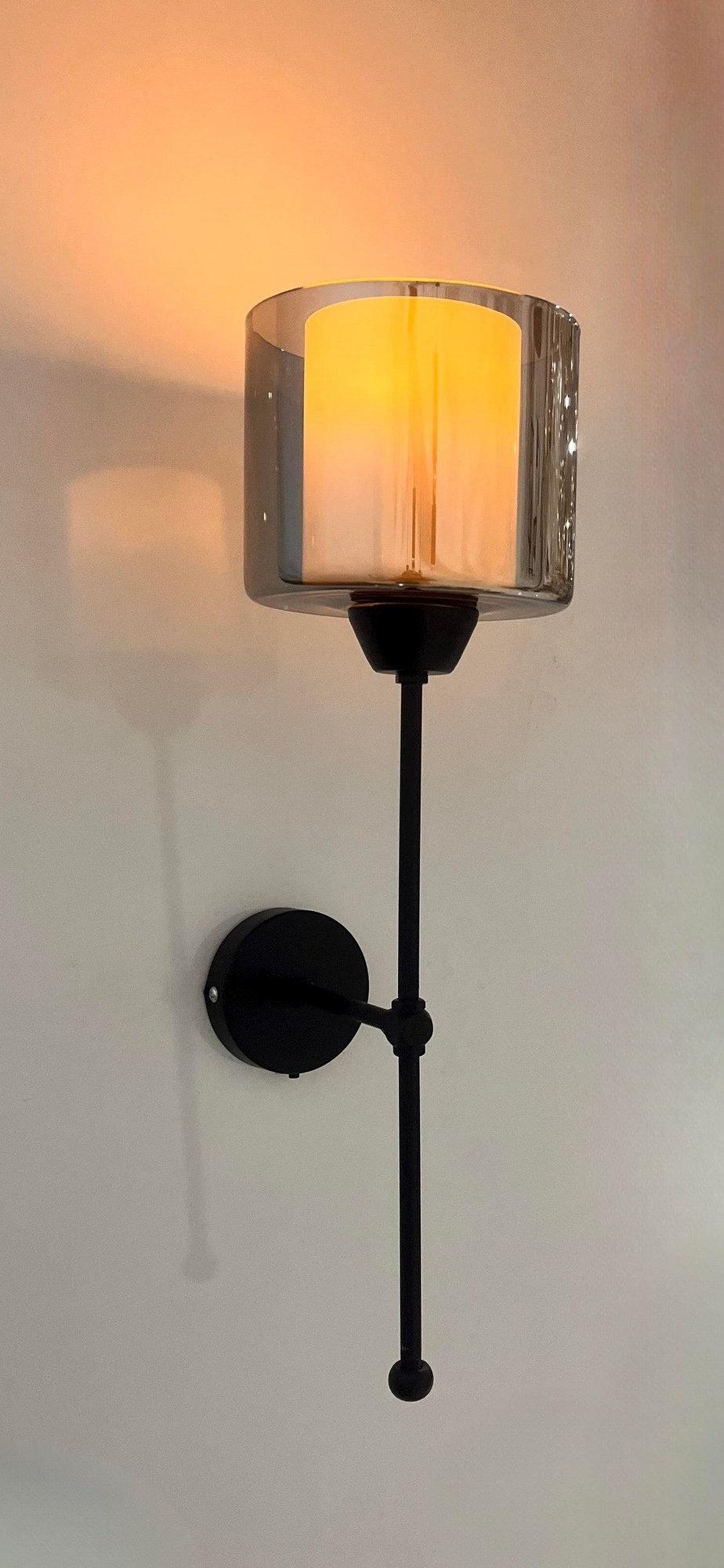 opviq Lumosfera Black Wall Lamp - Modern Elegance | Opviq