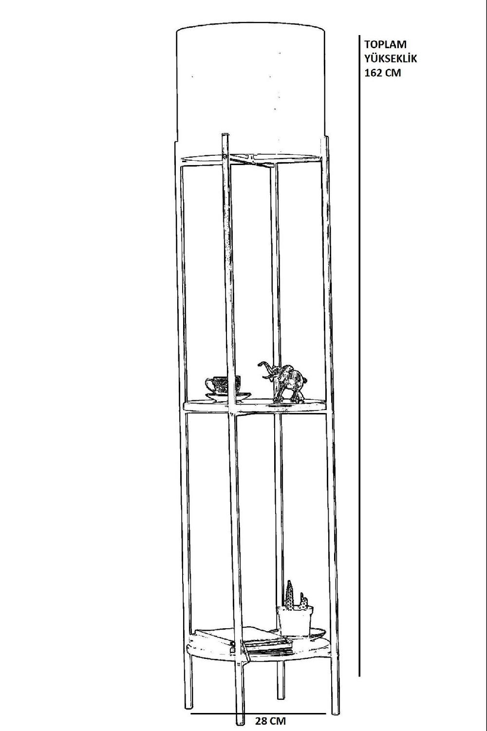 Opviq Lumosfera Elegance: Walnut & Black Floor Light | Opviq