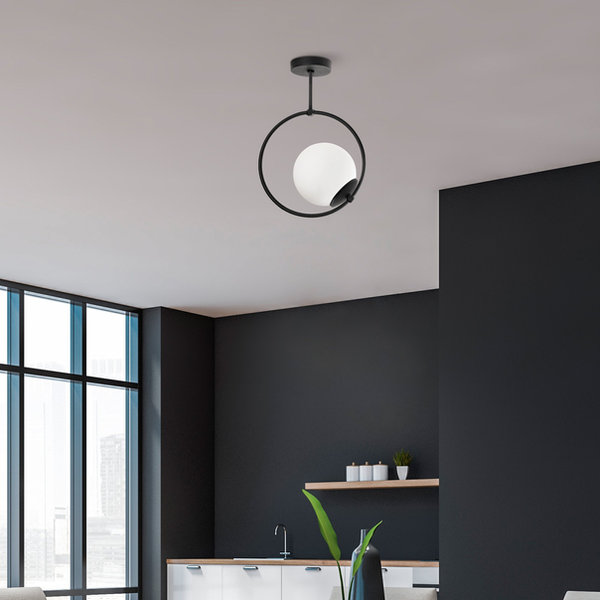 opviq Lumosfera Noir: Elegance in Black Chandelier | Opviq