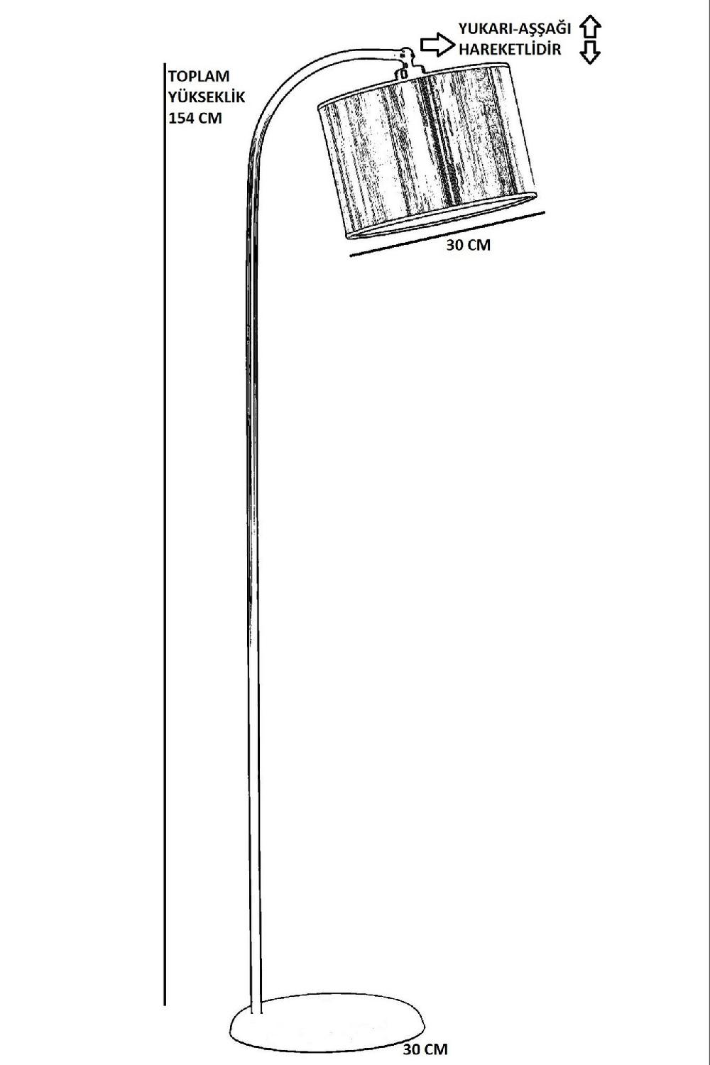 Opviq Lumosfera Noir: Elegant Metal Floor Lamp | Opviq