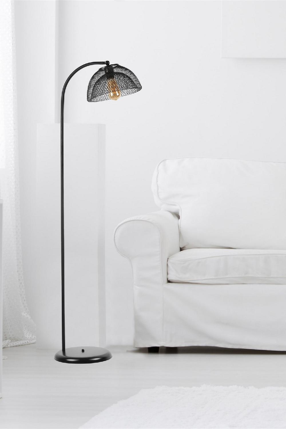 opviq Lumosfera Noir: Elegant Metal Floor Lamp | Opviq