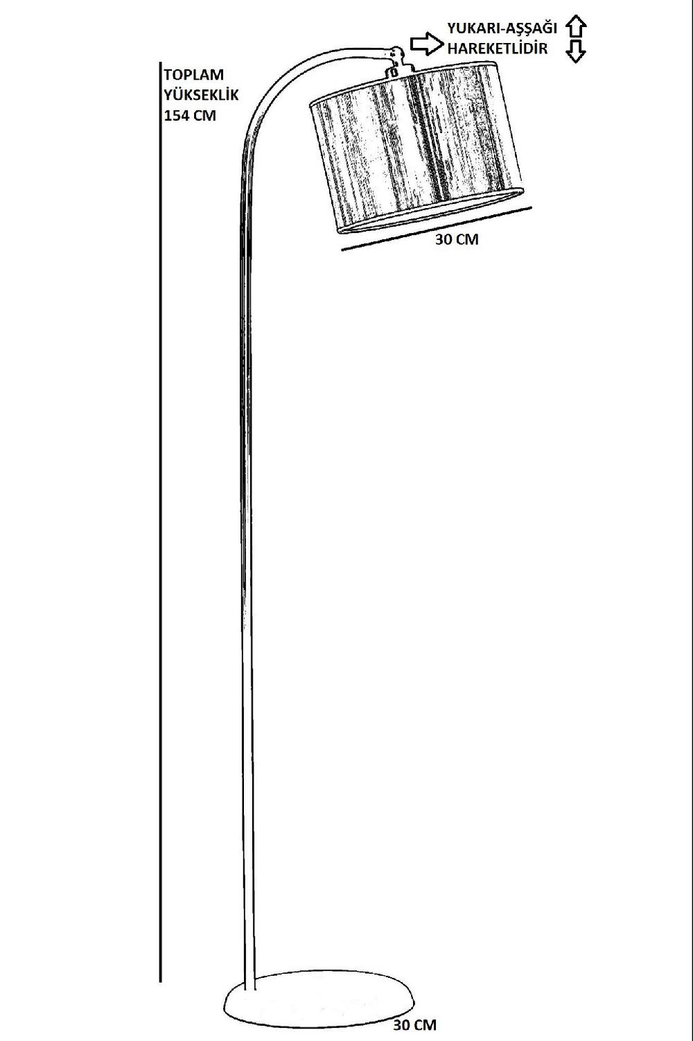 Opviq Lumosfera Noir: Elegant Metal Floor Lamp | Opviq