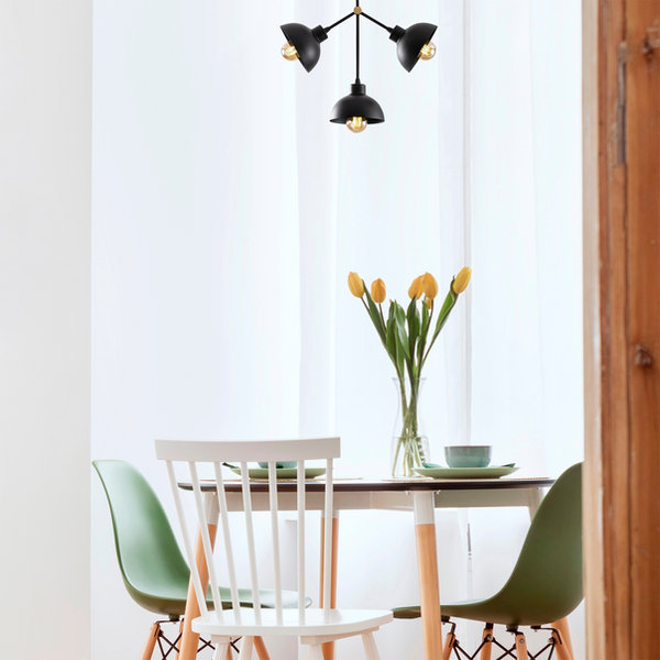 opviq Lumosfera Noir: Industrial Elegance Chandelier | Opviq