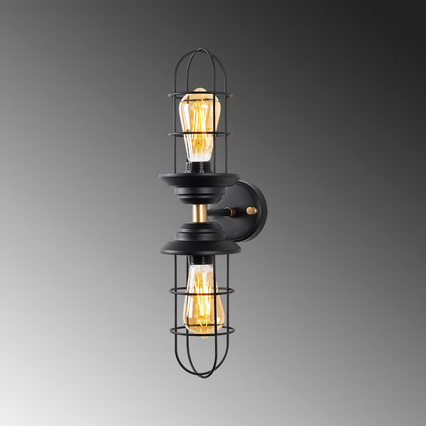 Opviq Lumosfera Noir: Industrial Elegance Wall Lamp | Opviq