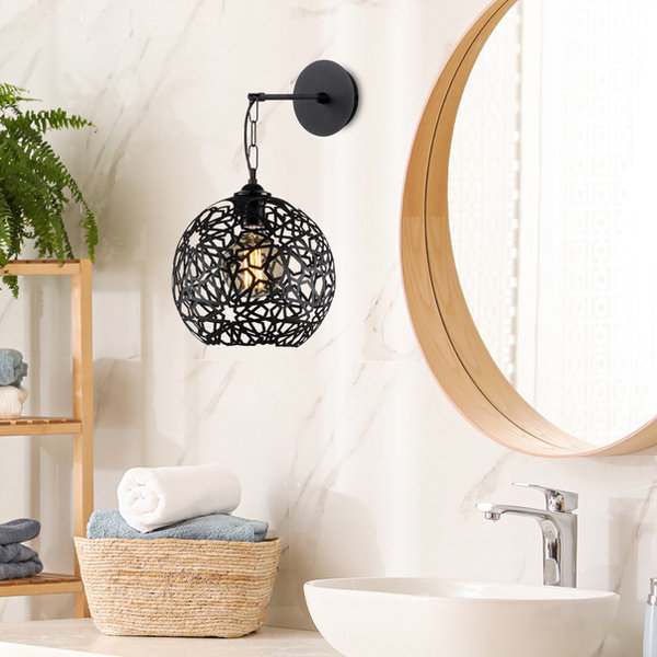 opviq Lumosfera Noir: Modern Black Wall Radiance | Opviq