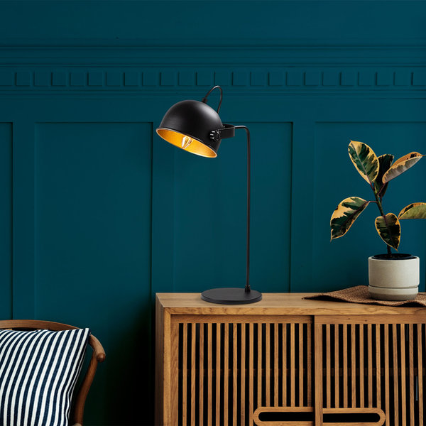 Opviq Lumosfera Noir - Modern Industrial Table Lamp | Opviq