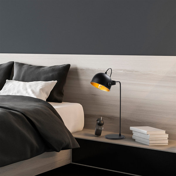 Opviq Lumosfera Noir - Modern Industrial Table Lamp | Opviq