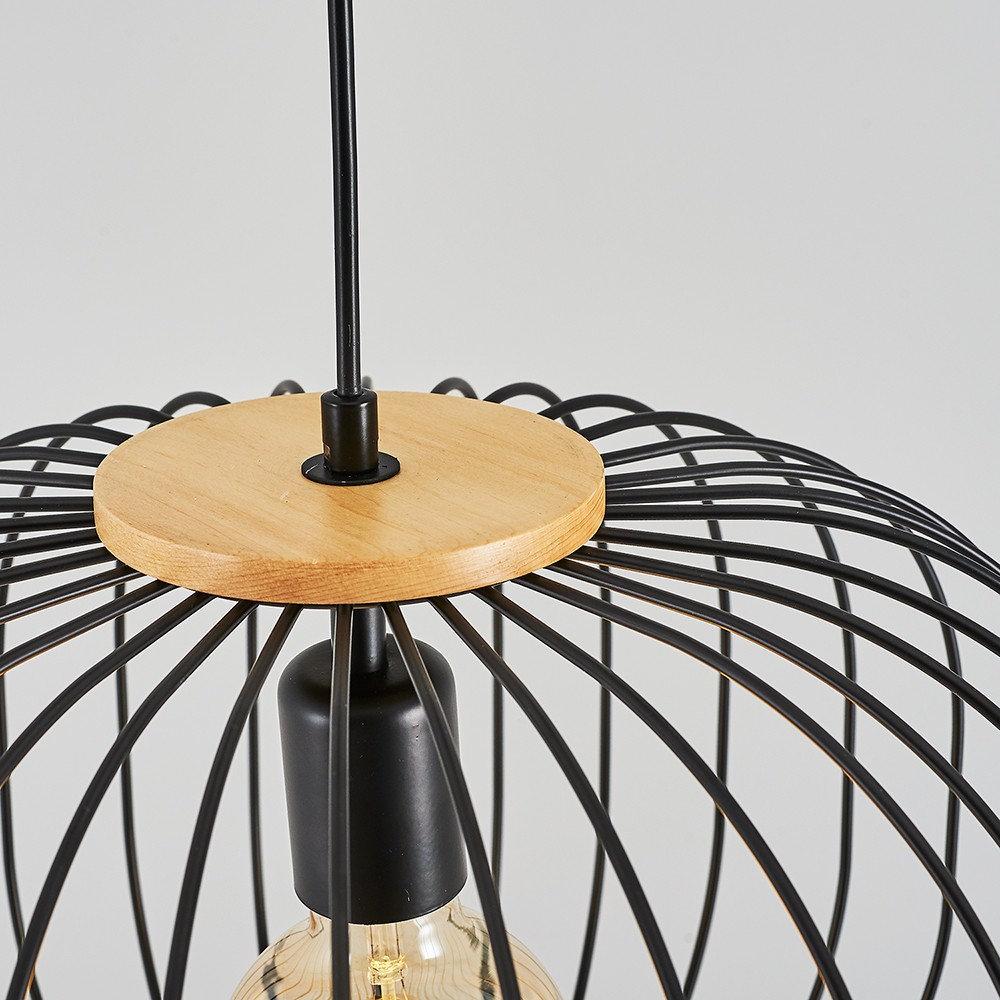 Opviq Lumoswood Industrial Chandelier 30cm Black Elegance | Opviq