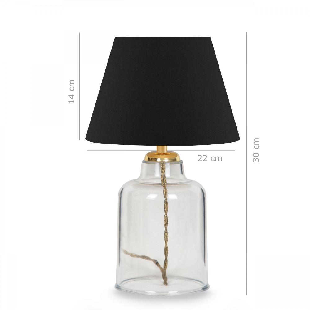 Opviq LumoVibe Noir: Sleek Scandinavian Elegance Lamp | Opviq
