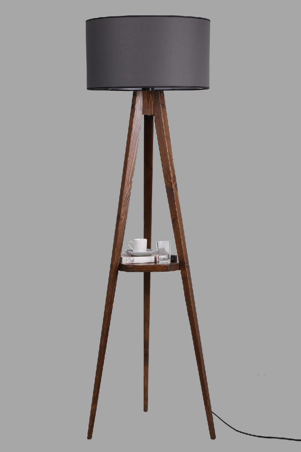 Opviq LumoWood Haven: The Industrial Shelf Lamp | Opviq