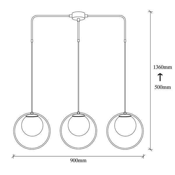 Opviq Lunara Noir: The Modern Chandelier Delight | Opviq