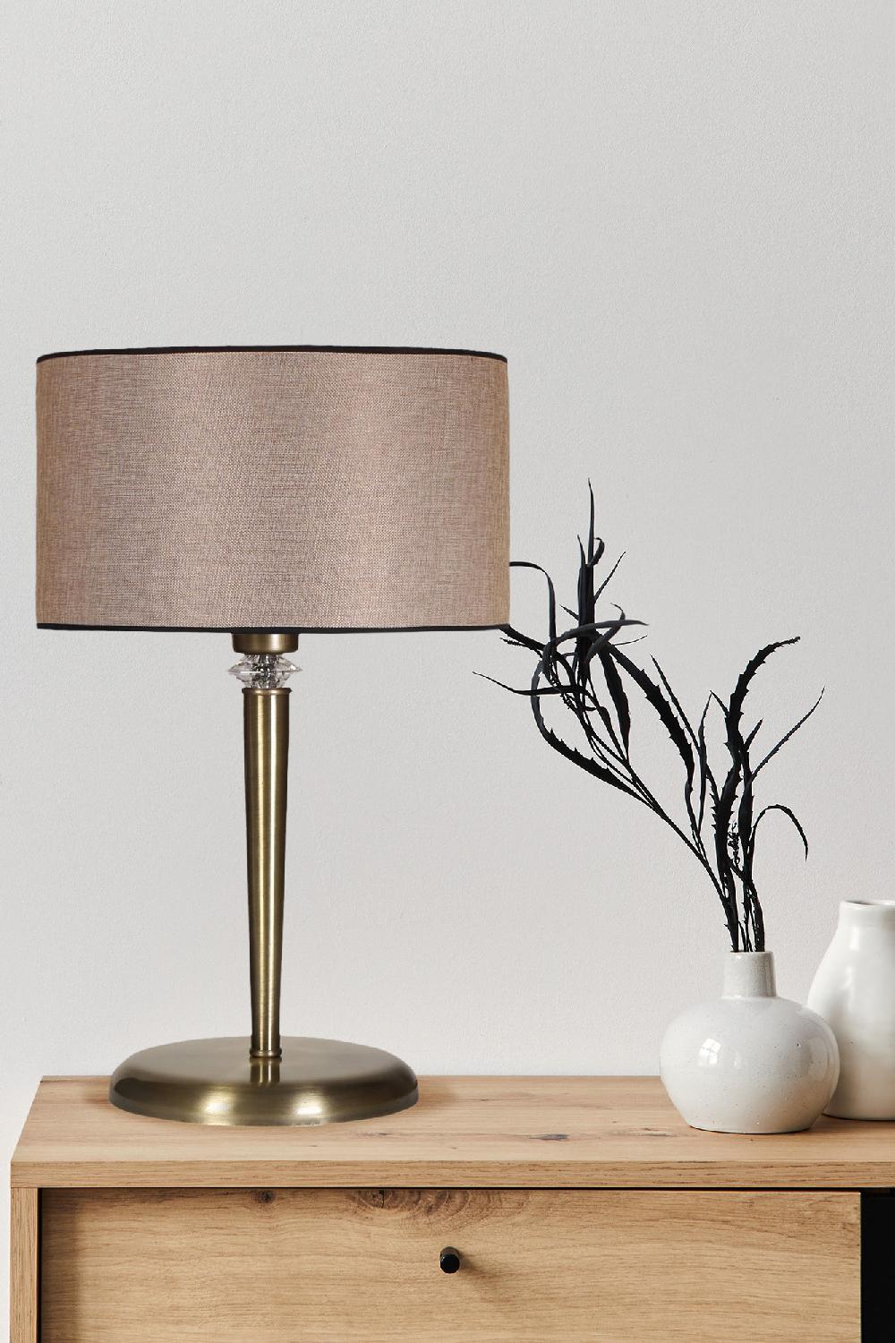 opviq LustraBeam Luxe: The Metal Elegance Lamp | Opviq