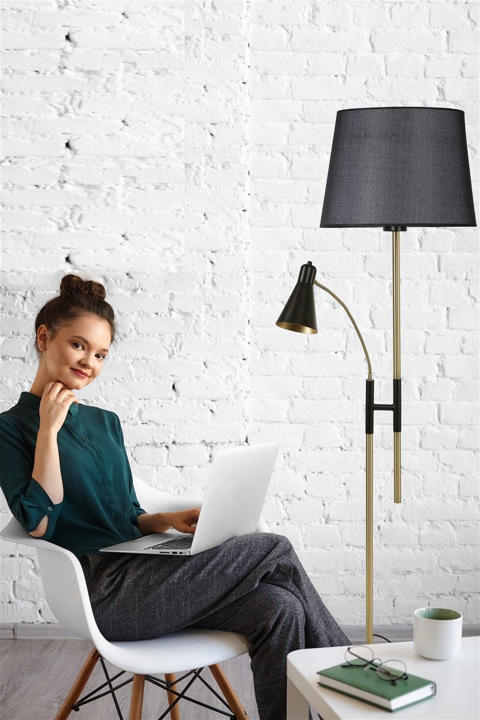 opviq LustraChic: Modern Glam Floor Lamp 165 cm | Opviq