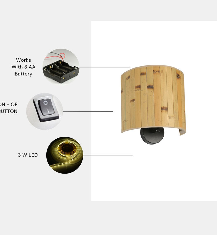 Opviq LustraGlow: Enchanted Woodlight Wall Lamp | Opviq