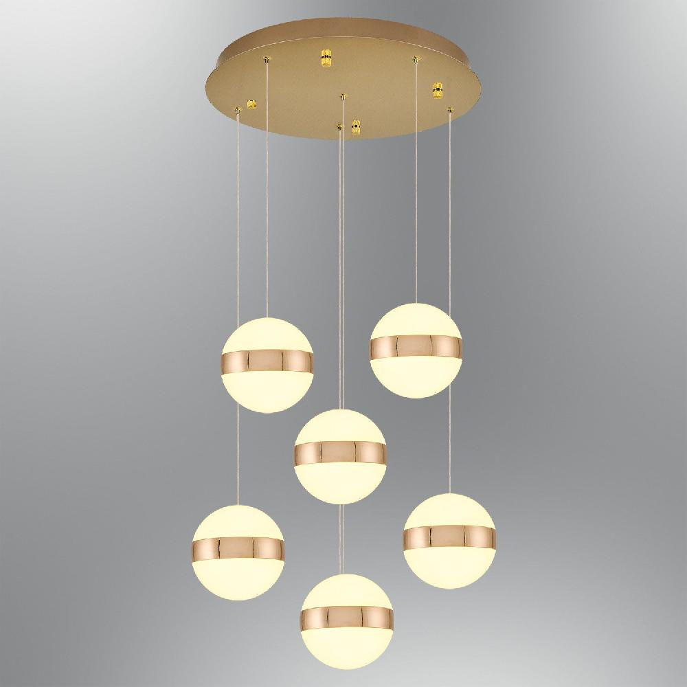 opviq LustraGlow Opal Elegance Chandelier 40cm | Opviq