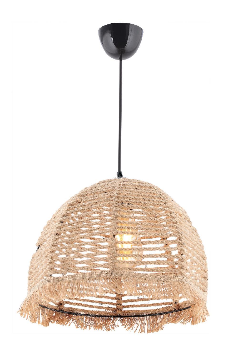 Opviq LustraLoom JuteGlow Chandelier 65cm Cream Elegance | Opviq