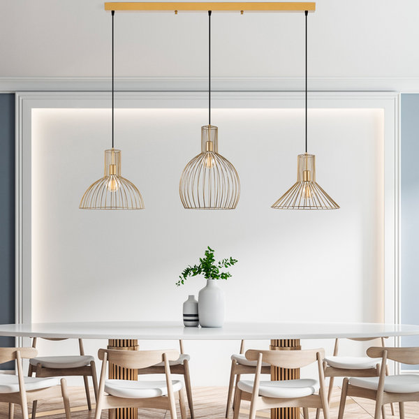opviq LustraLux Adjustable Metal Chandelier Elegance | Opviq