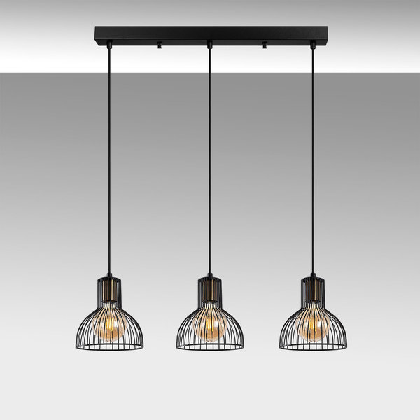 Opviq LustraLux Noir: Industrial Elegance Chandelier | Opviq