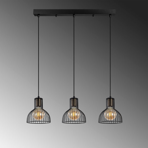 Opviq LustraLux Noir: Industrial Elegance Chandelier | Opviq