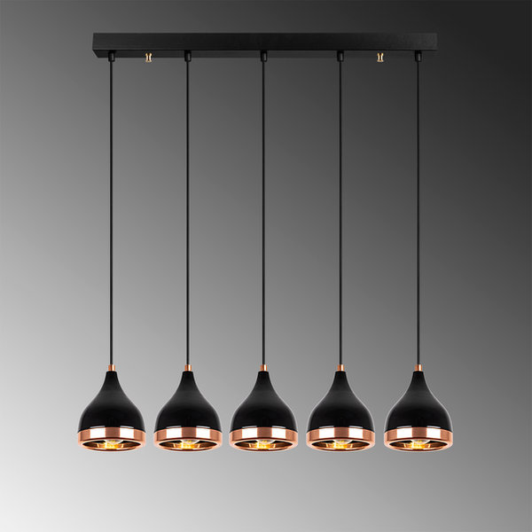 Opviq LustraLuxe CopperGlow Chandelier 85cm Elegance | Opviq