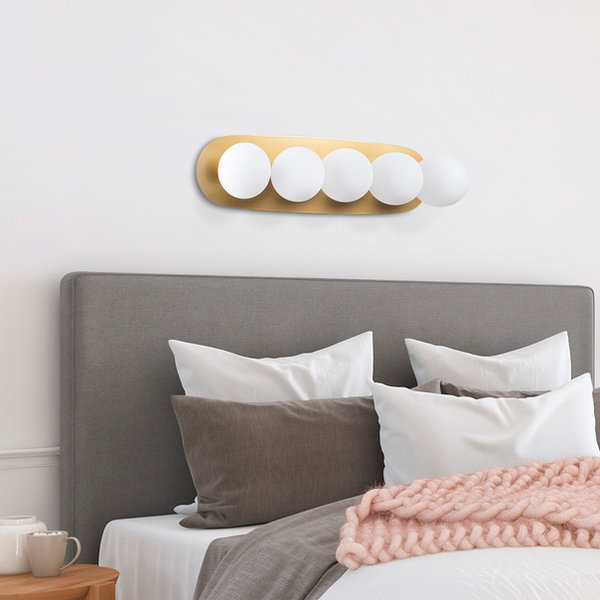 opviq LustraLuxe: Modern Metal Glow Wall Fixture | Opviq