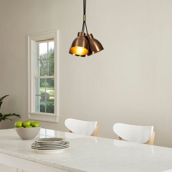 opviq LustraLuxe: Vintage Copper Elegance Chandelier | Opviq