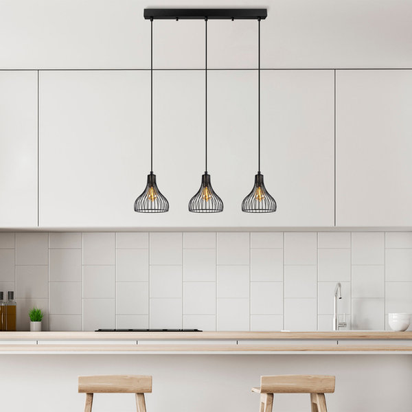 Opviq LustraMatic Noir: Industrial Elegance Chandelier | Opviq