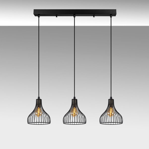 Opviq LustraMatic Noir: Industrial Elegance Chandelier | Opviq