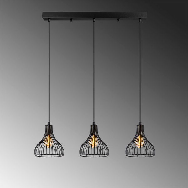 Opviq LustraMatic Noir: Industrial Elegance Chandelier | Opviq