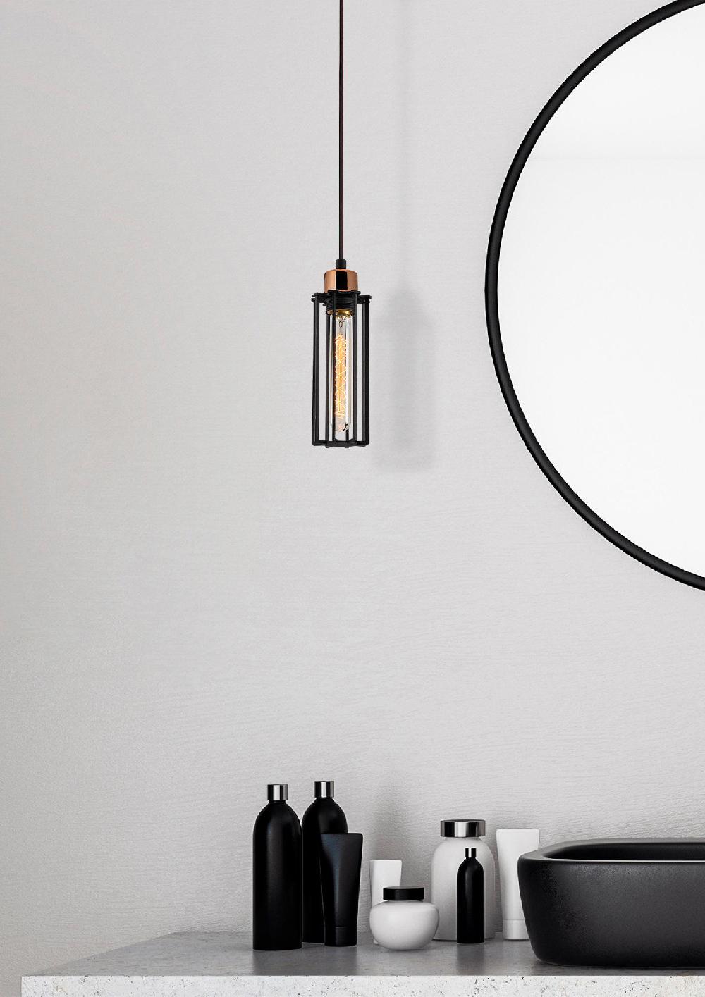 opviq LustraMingle: Noir & Bronze Elegance Chandelier | Opviq