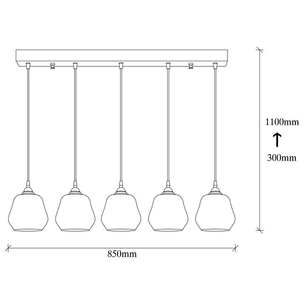 Opviq LustraNostalgia Glam Chandelier 85x15 Cm | Opviq