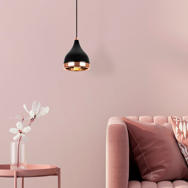 Opviq LustraNova: Black & Copper Elegance Chandelier | Opviq