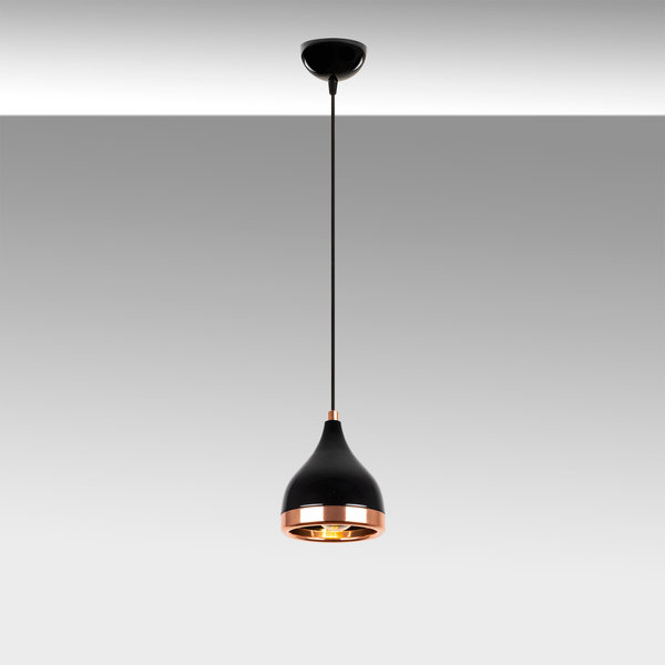 Opviq LustraNova: Black & Copper Elegance Chandelier | Opviq