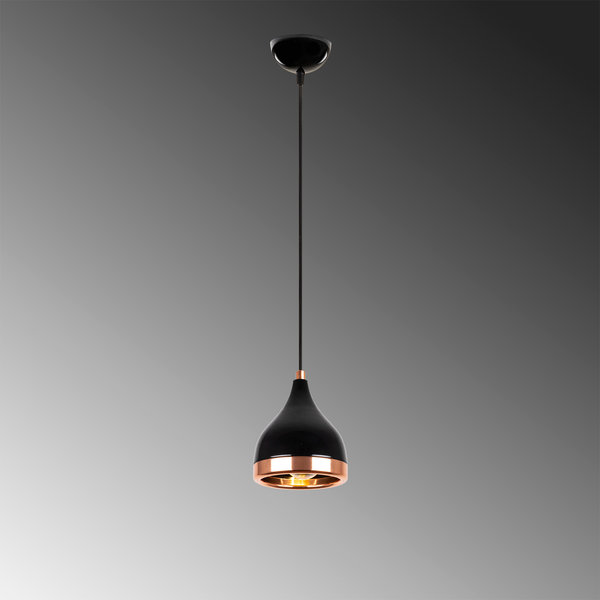 Opviq LustraNova: Black & Copper Elegance Chandelier | Opviq