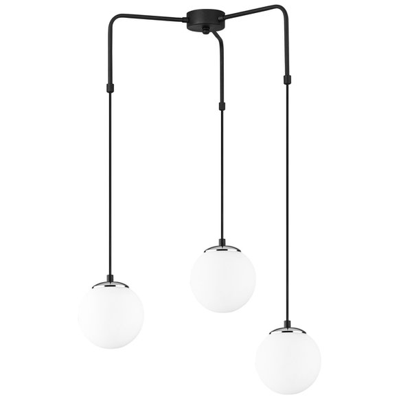 Opviq LustraNova: Black & White Elegance Chandelier | Opviq