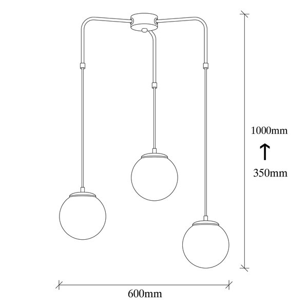 Opviq LustraNova: Black & White Elegance Chandelier | Opviq