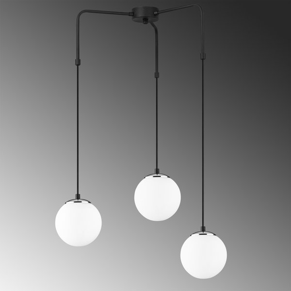 Opviq LustraNova: Black & White Elegance Chandelier | Opviq