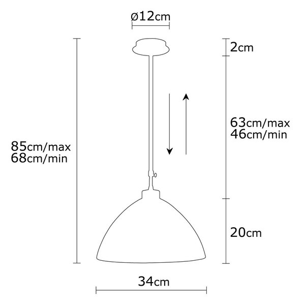 Opviq LustraNova Glam Chandelier 34 Cm Radiance | Opviq