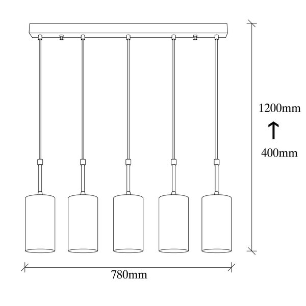 Opviq LustraNova Industrial Elegance Chandelier | Opviq