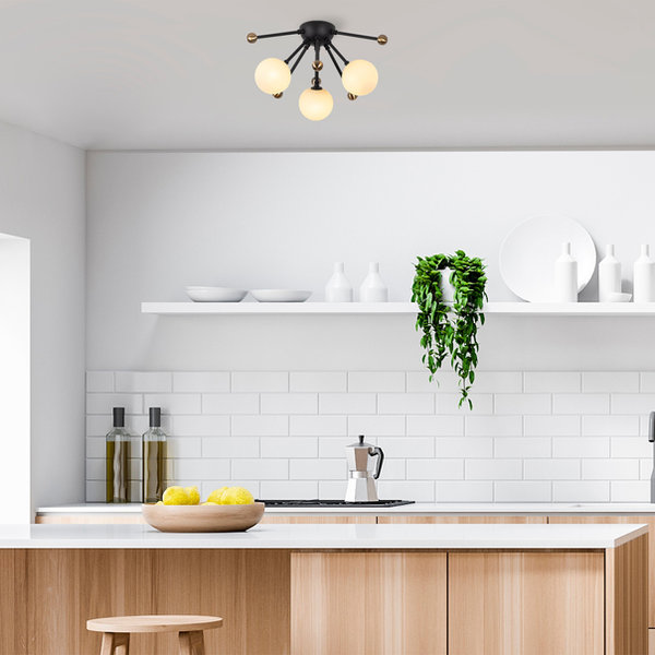 Opviq LustraNova: Industrial Elegance Chandelier | Opviq