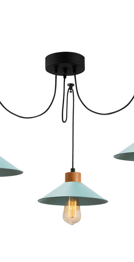 Opviq LustraNova Turquoise Elegance Chandelier | Opviq