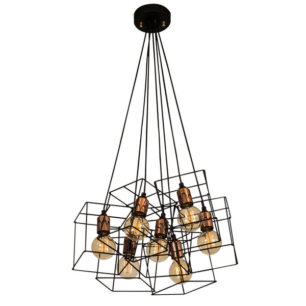 Opviq LustraNox CopperGlow Chandelier 40x60cm | Opviq