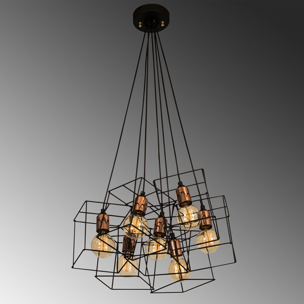Opviq LustraNox CopperGlow Chandelier 40x60cm | Opviq