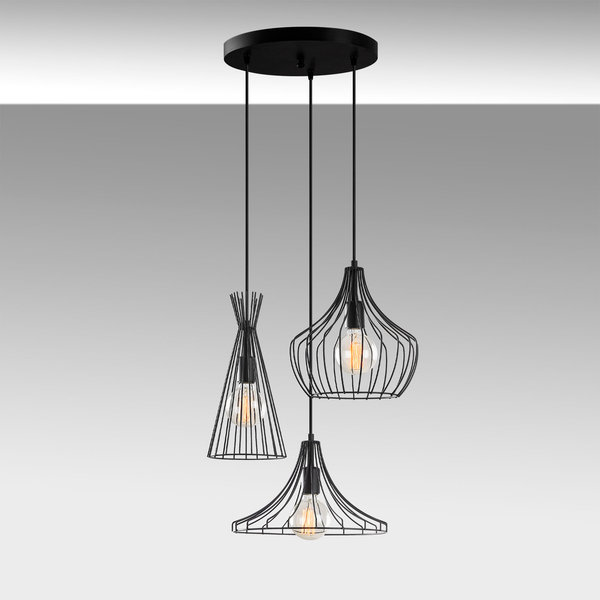Opviq LustraNox: The Black Elegance Chandelier | Opviq